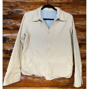 Denim & Company Reversible Beige/Blue Jacket Size‎ Ladies Small